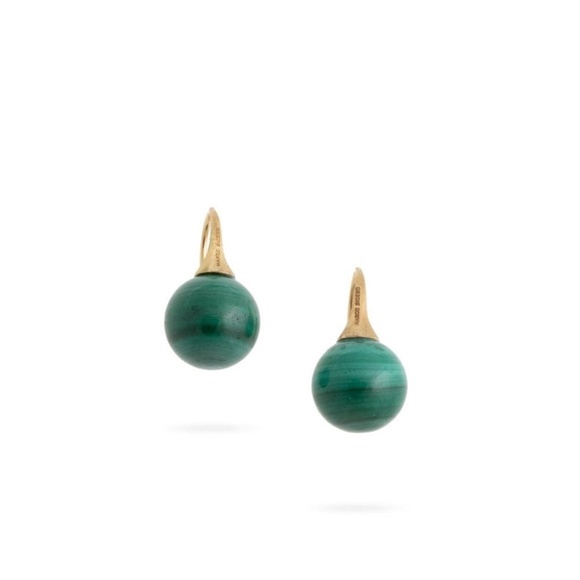 Marco Bicego 18K Yellow Gold and Malachite Earrings - Picture 1 of 2